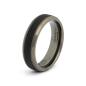 Preview: 6 mm schwarzer Titanring mit geschmiedetem Kohlenstoff - Rota Black Carbon